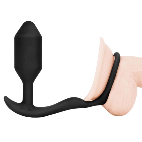 Пробка с кольцом b-Vibe Snug &amp; Tug