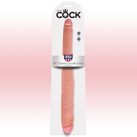 Фаллос King Cock 16" Tapered Double