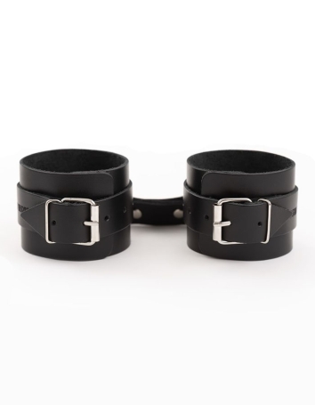 Кожаные наручники БДСМ Арсенал