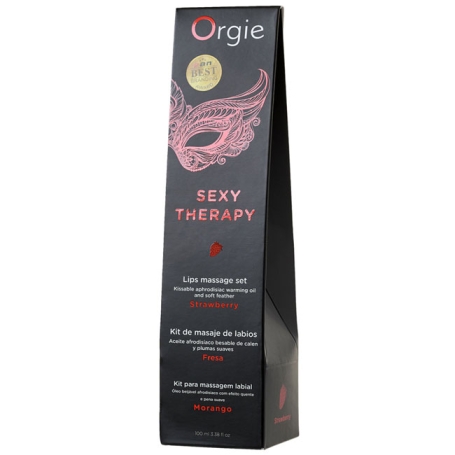Массажное масло Orgie Strawberry, съедобное