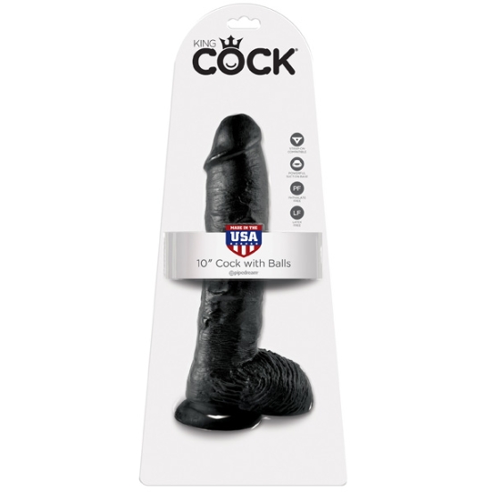 Фаллос King Cock 10&quot; with Balls