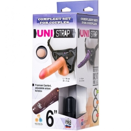 Вибрострапон с 2 насадками UNI strap 6"