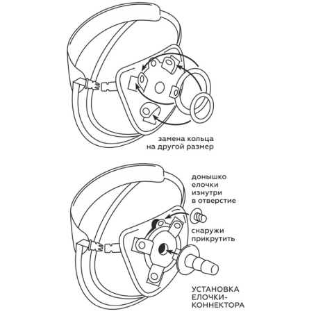 Комплект BEST UNI strap - 2 насадки